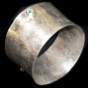 Bracciale - Argento e smeraldi - Mario Inverardi