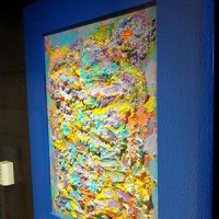 Pannello decorativo - Graffi colorati n. 3